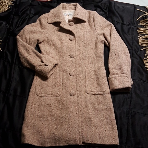 Pink Nausica Mode Designer Wool Coat - Picture 2 of 8